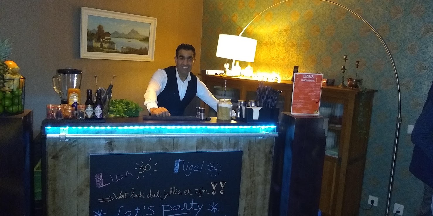 Cocktailbar huren voor verjaardag