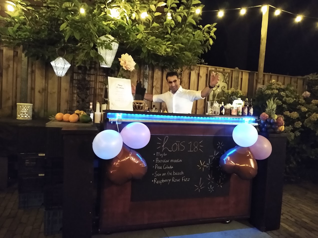 Gin en tonic bar huren op locatie